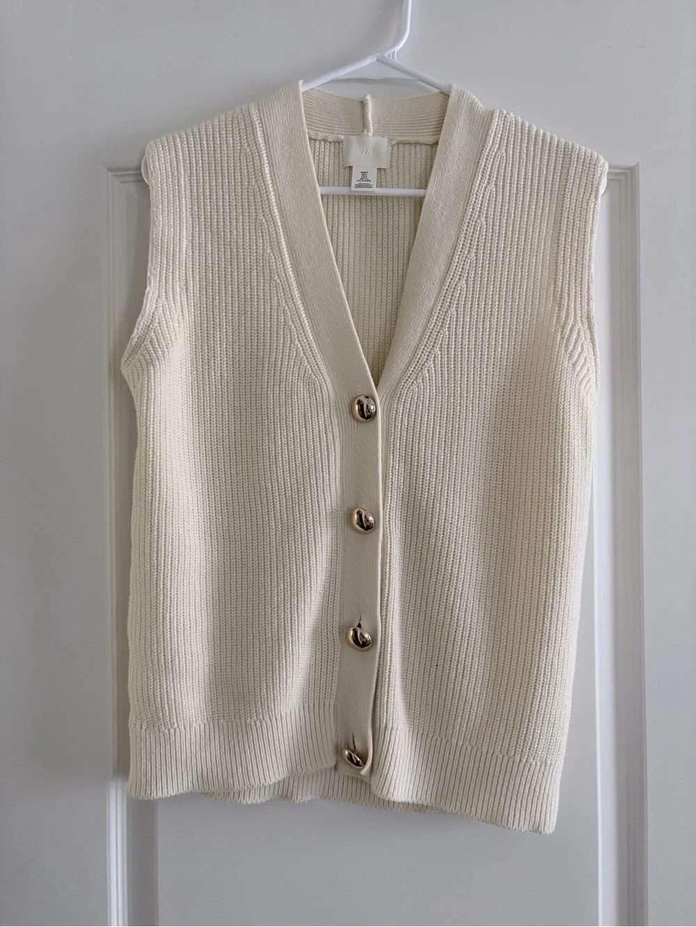 H&M Rib Knit Sweater Vest Size S